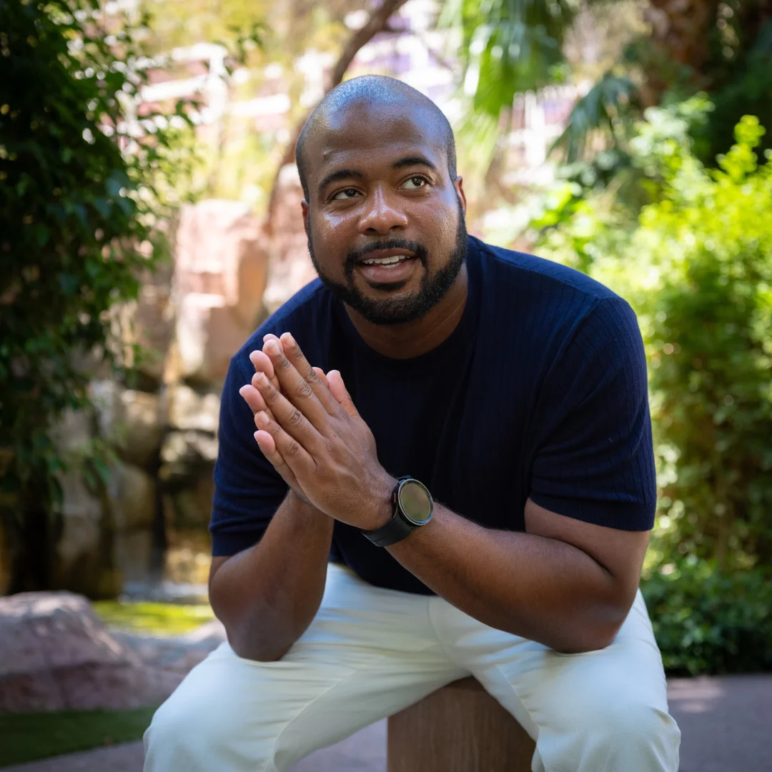 Ringba User Stories - Michael Walker Sitting with Hands Together